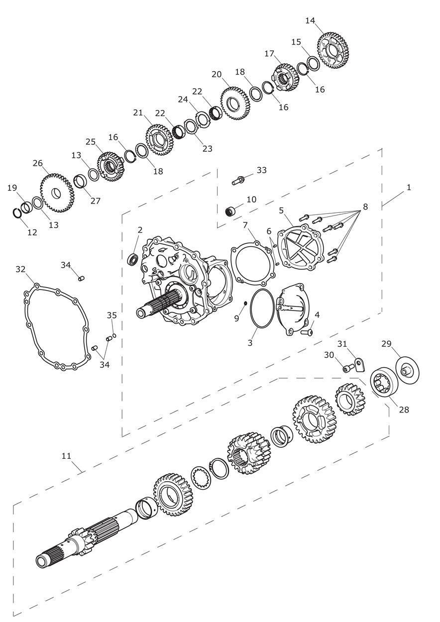 TRANSMISSION POUR TIGER EXPLORER SPOKE ABS XC A1 2013