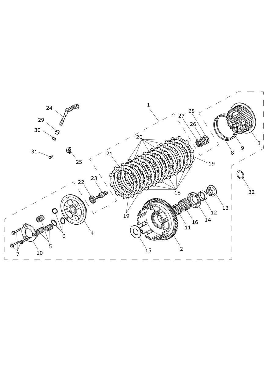 EMBRAYAGE POUR TIGER 850 SPORT 2021