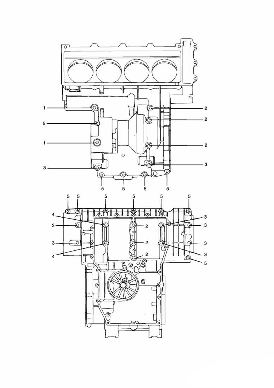 FIXATIONS DE CARTER POUR 4 CYLINDRES GREY POUR TROPHY 1200 1991