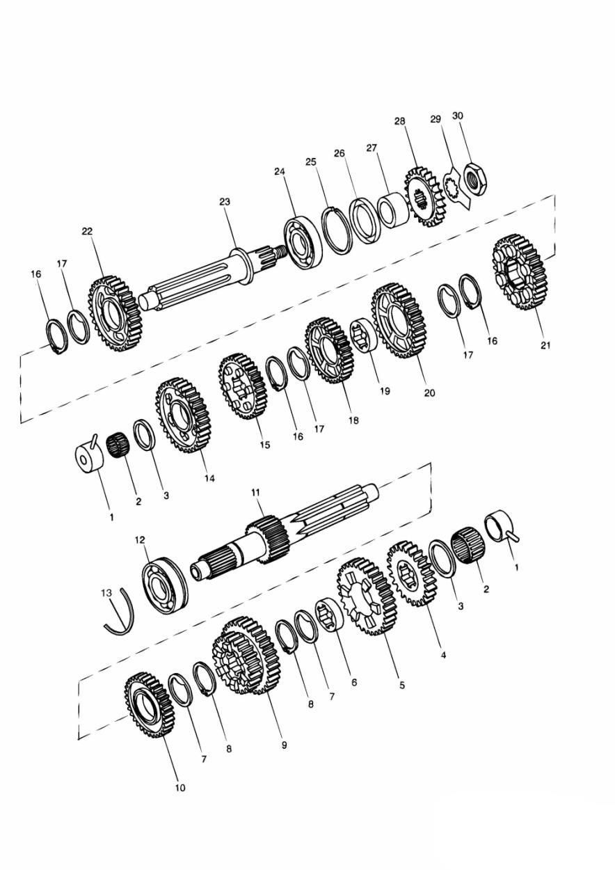 TRANSMISSION 161317 POUR TIGER 955I 2001