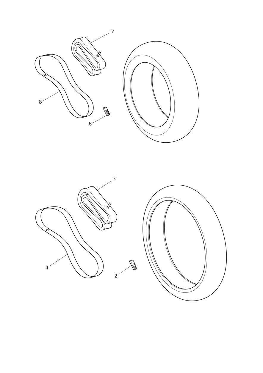 VALVES ET POIDS D EQUILIBRAGE POUR TIGER 800 XC 2016