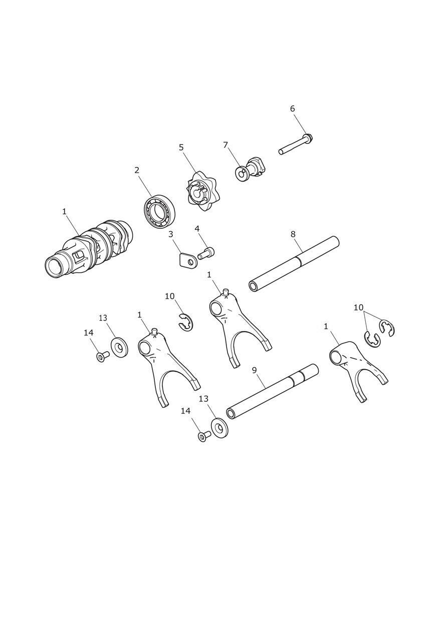 TAMBOUR DE SELECTEUR DE VITESSES POUR TIGER EXPLORER ABS A1 2012