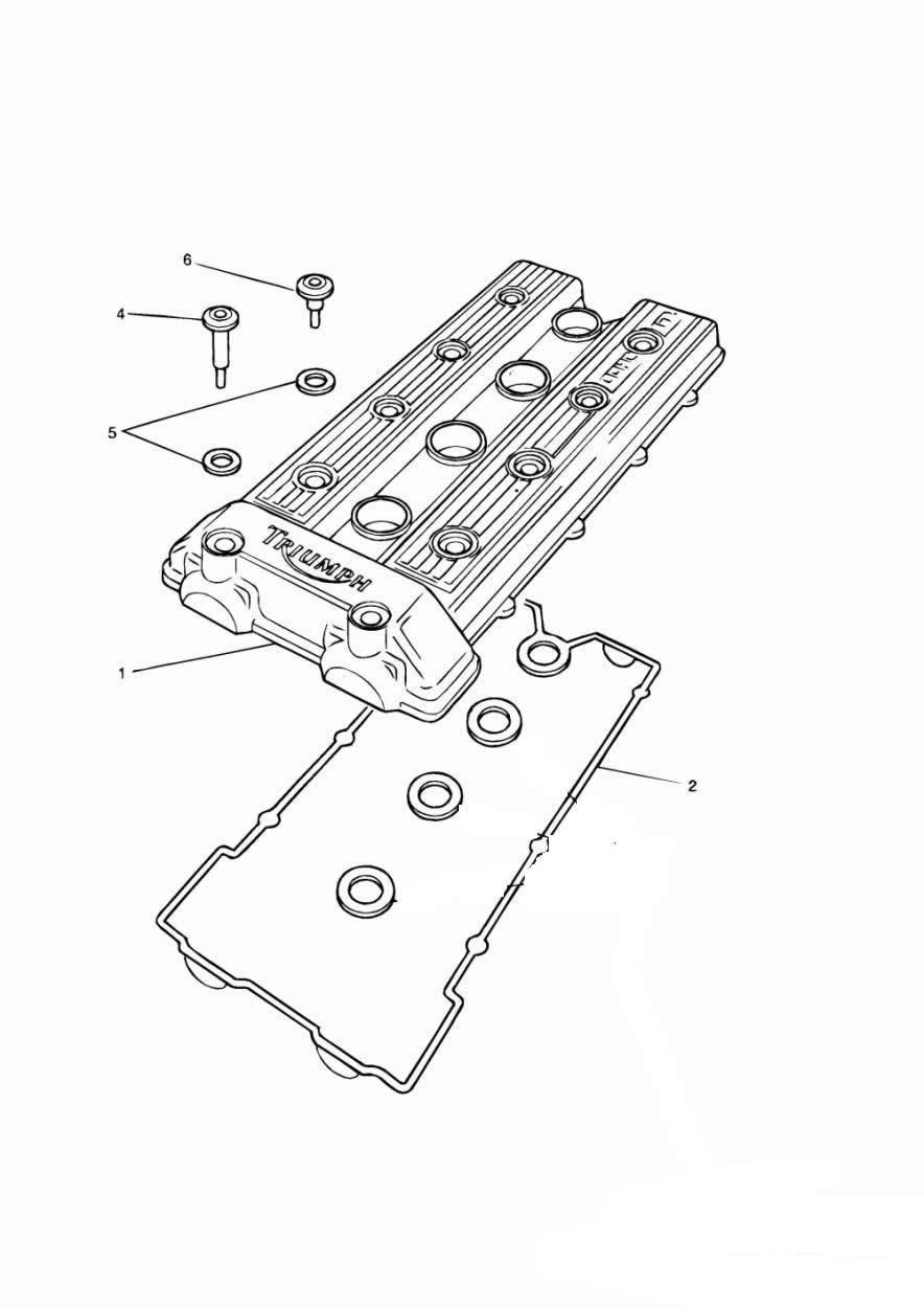 COUVRE CULBUTEUR POUR 3 CYLINDRES POUR TROPHY 1200 1991