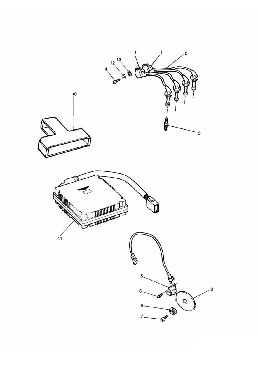 SYSTEME D ALLUMAGE POUR TROPHY 1200 1991