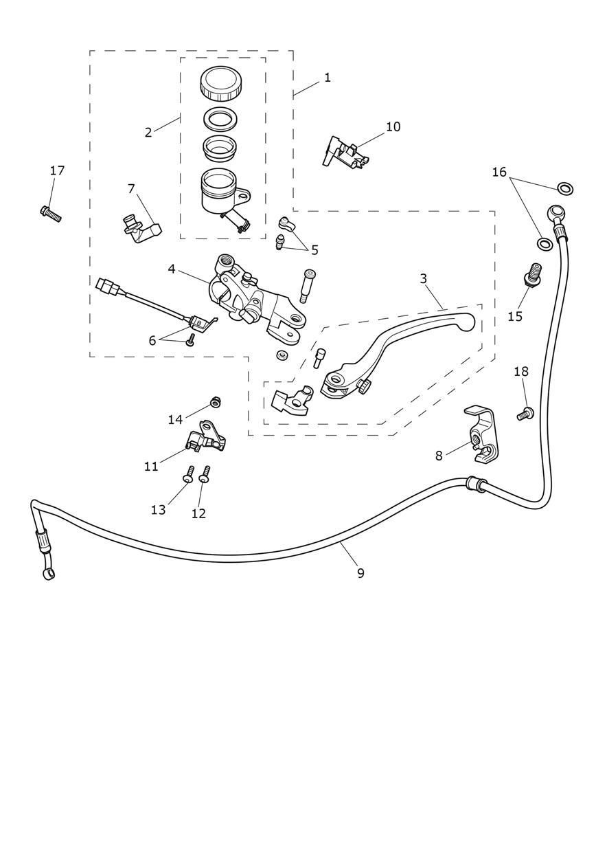 COMMANDES D EMBRAYAGE POUR TIGER 1200 GT 2022