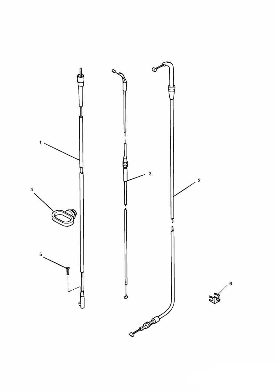 CABLES DE COMMANDE POUR TROPHY 1200 1991