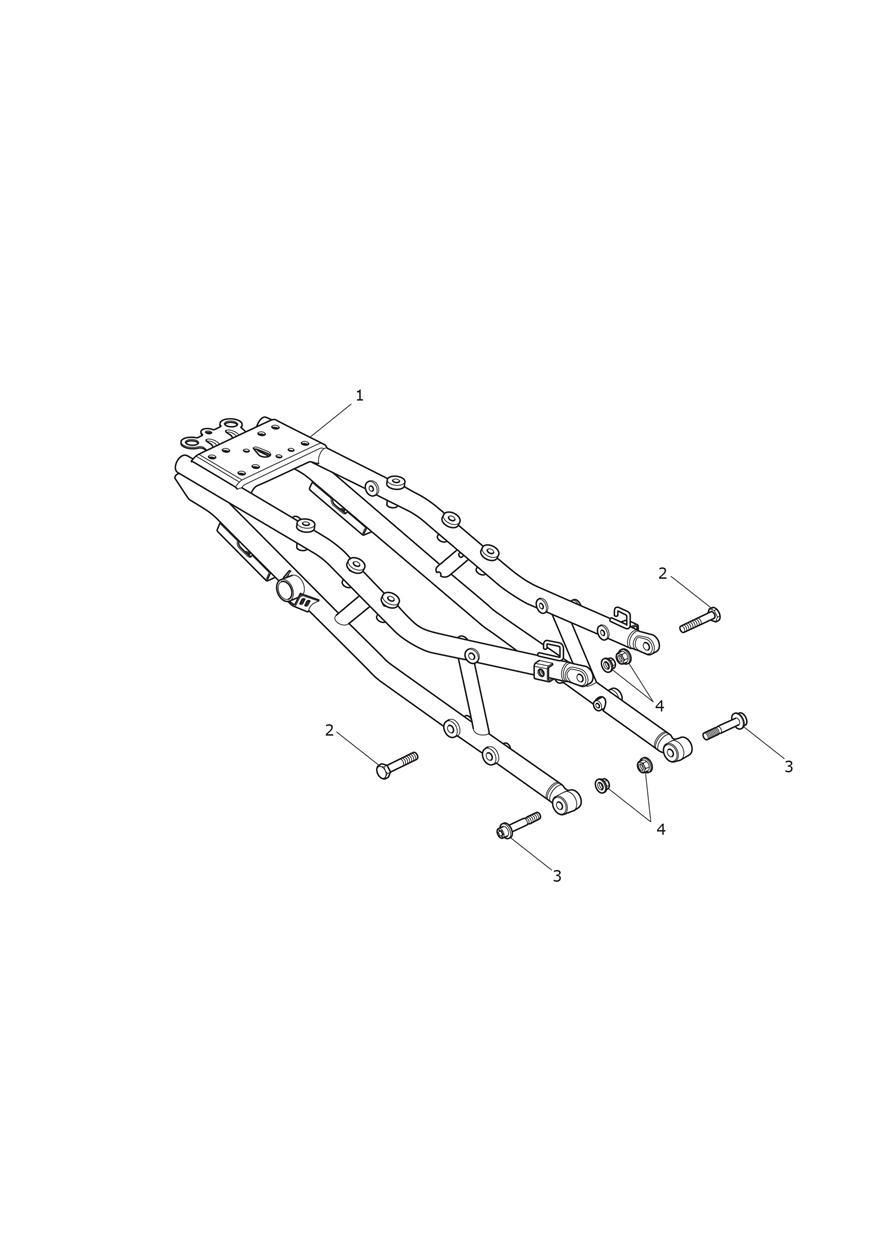 BOUCLE ARRIERE ET FIXATIONS POUR TIGER SPORT 2016