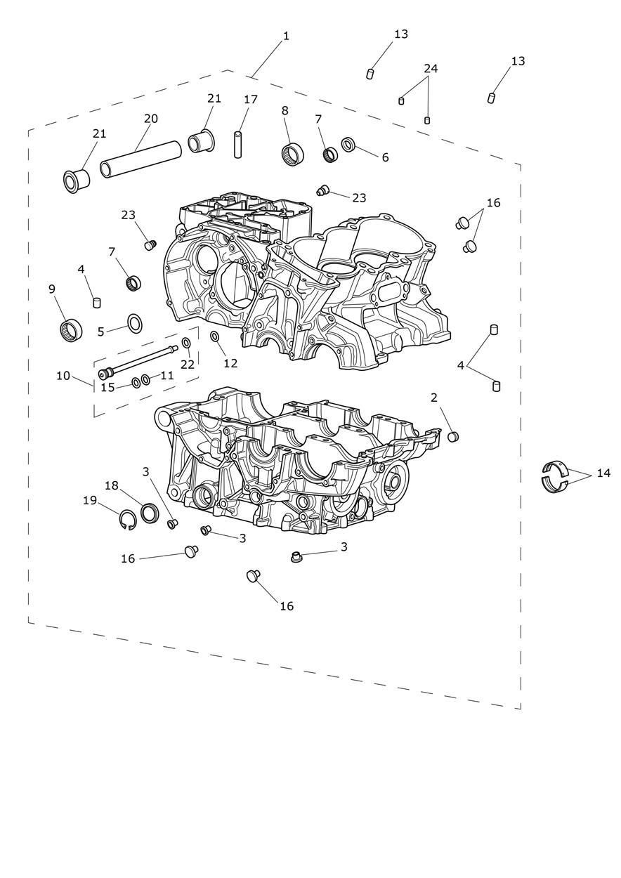 CARTER ET FIXATIONS POUR TIGER 850 SPORT 2021