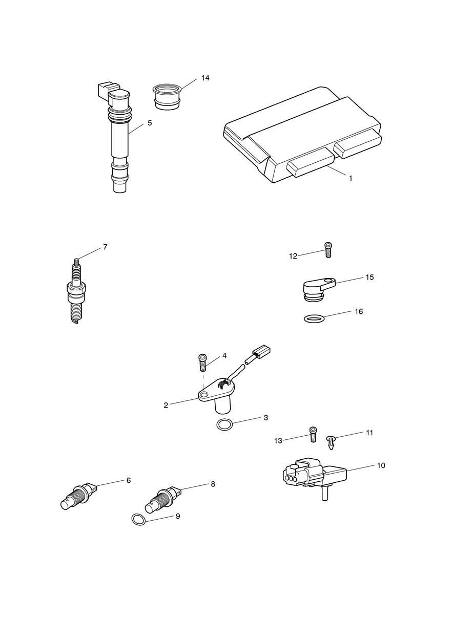 SYSTEME DE GESTION DU MOTEUR POUR TIGER SPORT ABS A1 2013