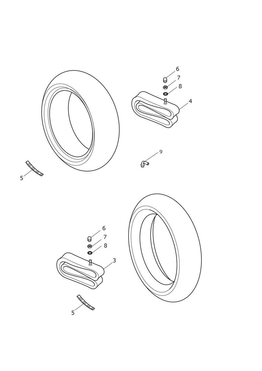 PNEUS VALVES ET POIDS D EQUILIBRAGE POUR THUNDERBIRD LT ABS 2014