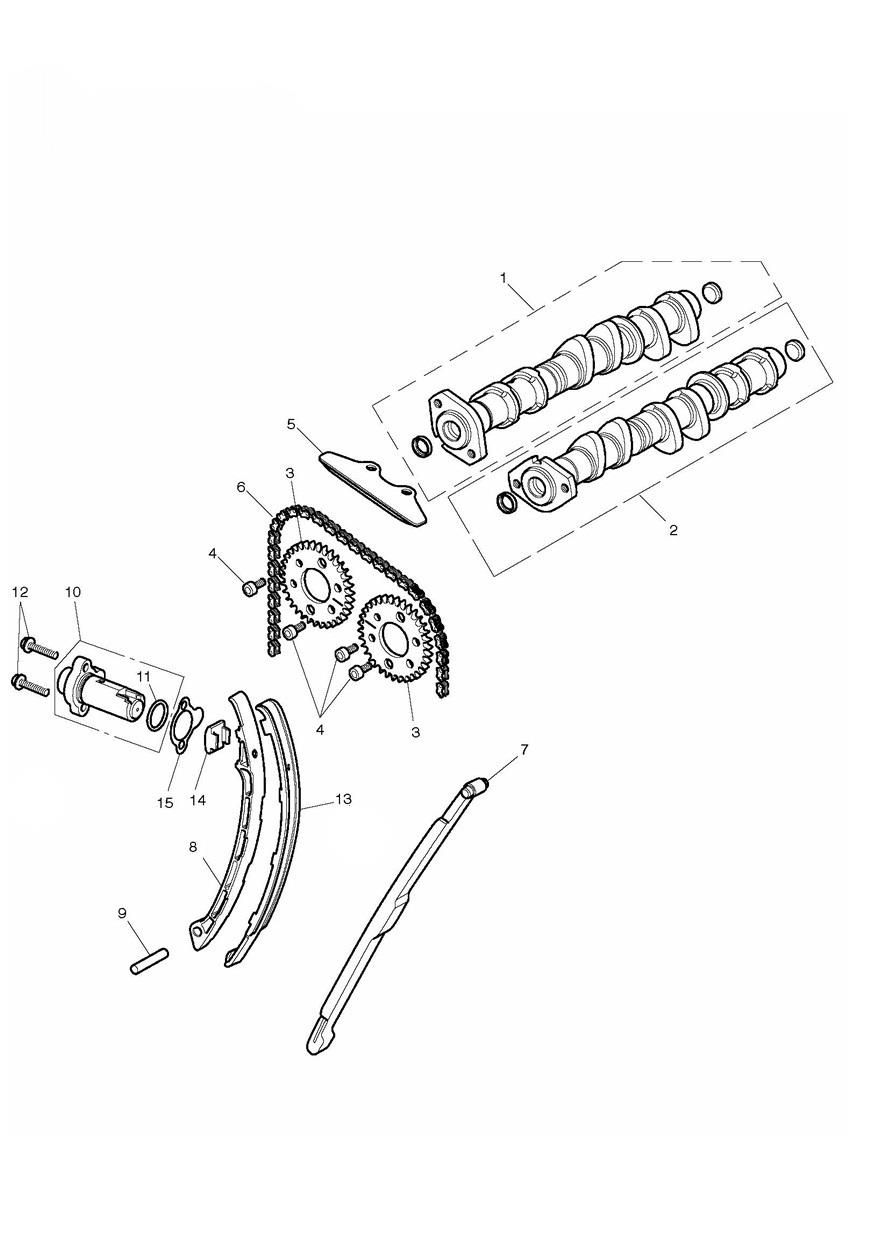 ARBRE A CAMES ET DISTRIBUTION POUR TIGER SPORT 800 2025