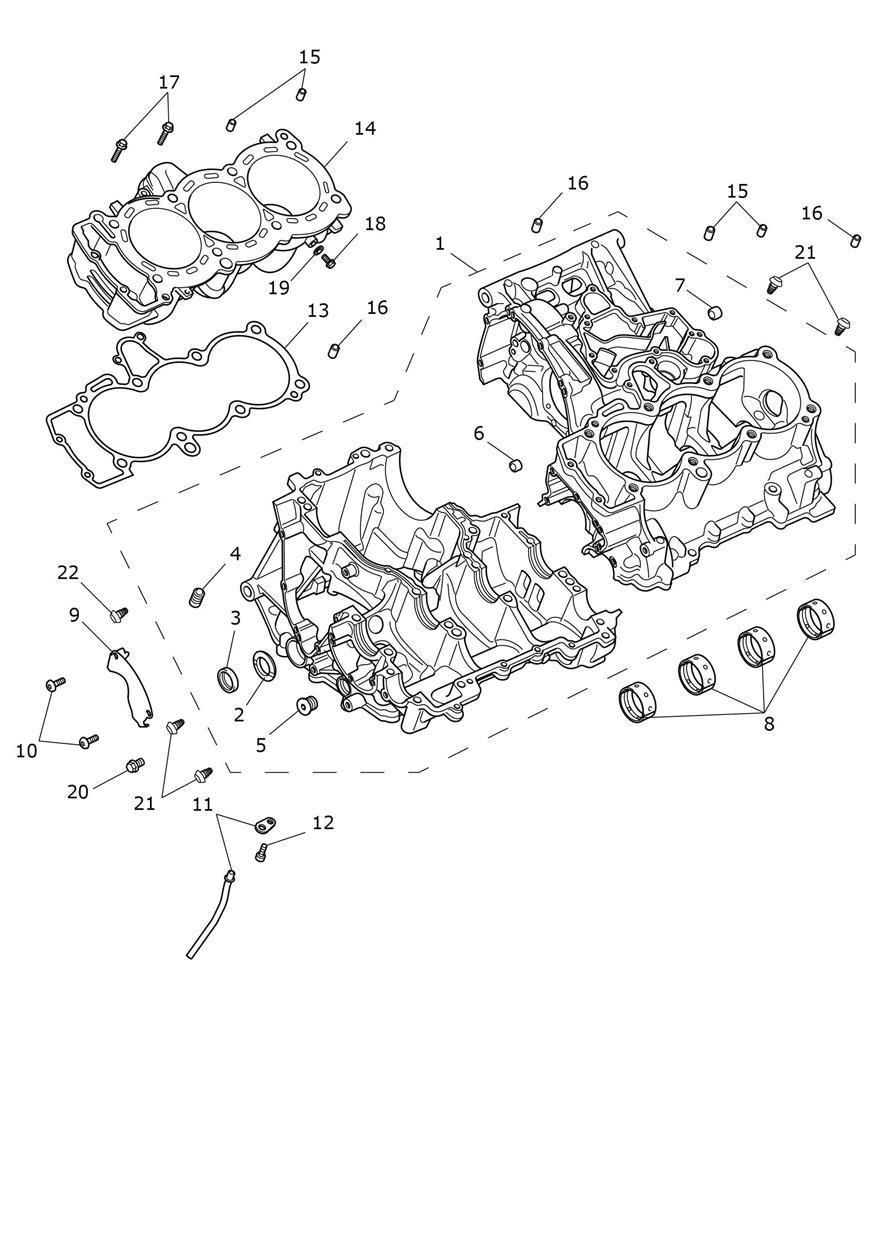 CARTER ET FIXATIONS POUR TIGER 1200 GT 2022