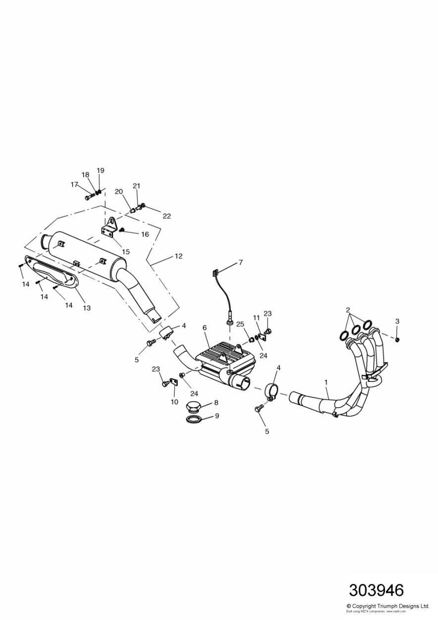 ECHAPPEMENT POUR TIGER 8551 1999