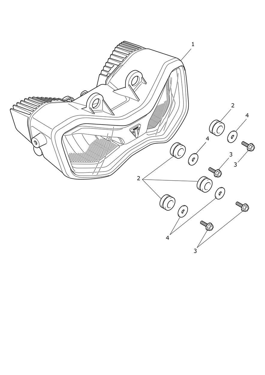 PHARE POUR TIGER 900 GT 2024