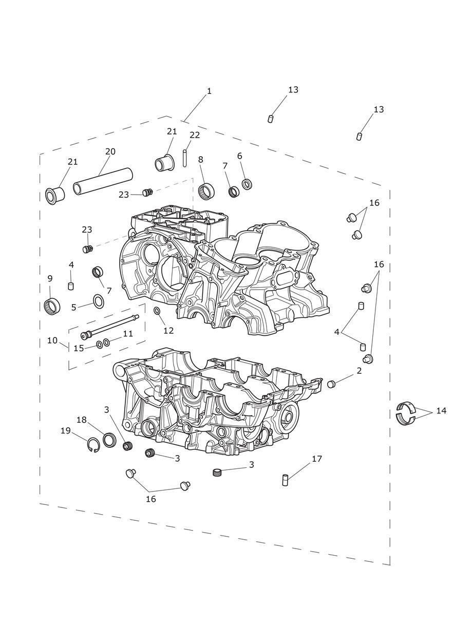 CARTER ET FIXATIONS POUR TIGER 800 XR 2016