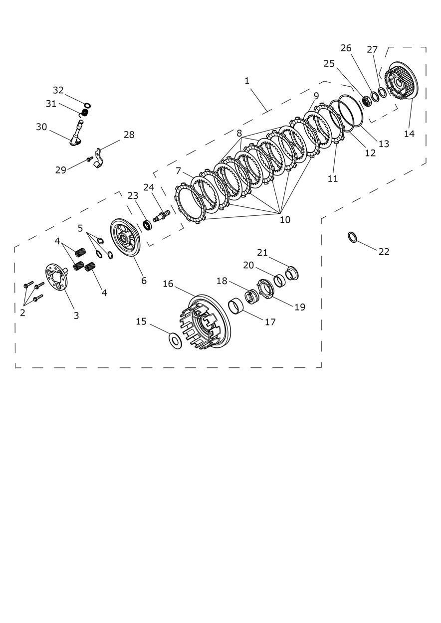 EMBRAYAGE POUR TIGER SPORT LAMS 2025