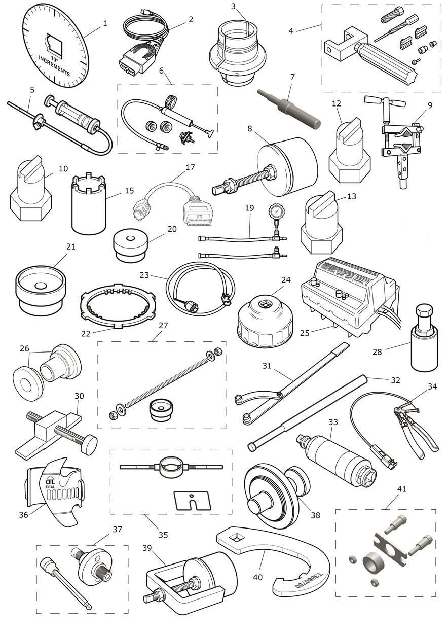 OUTILS DE SERVICE POUR TIGER SPORT 800 2025