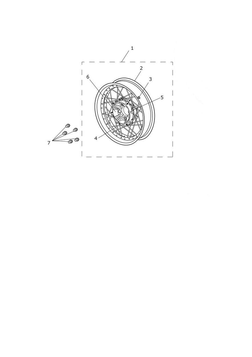 ROUE ARRIERE POUR TIGER EXPLORER SPOKE ABS XC A1 2013