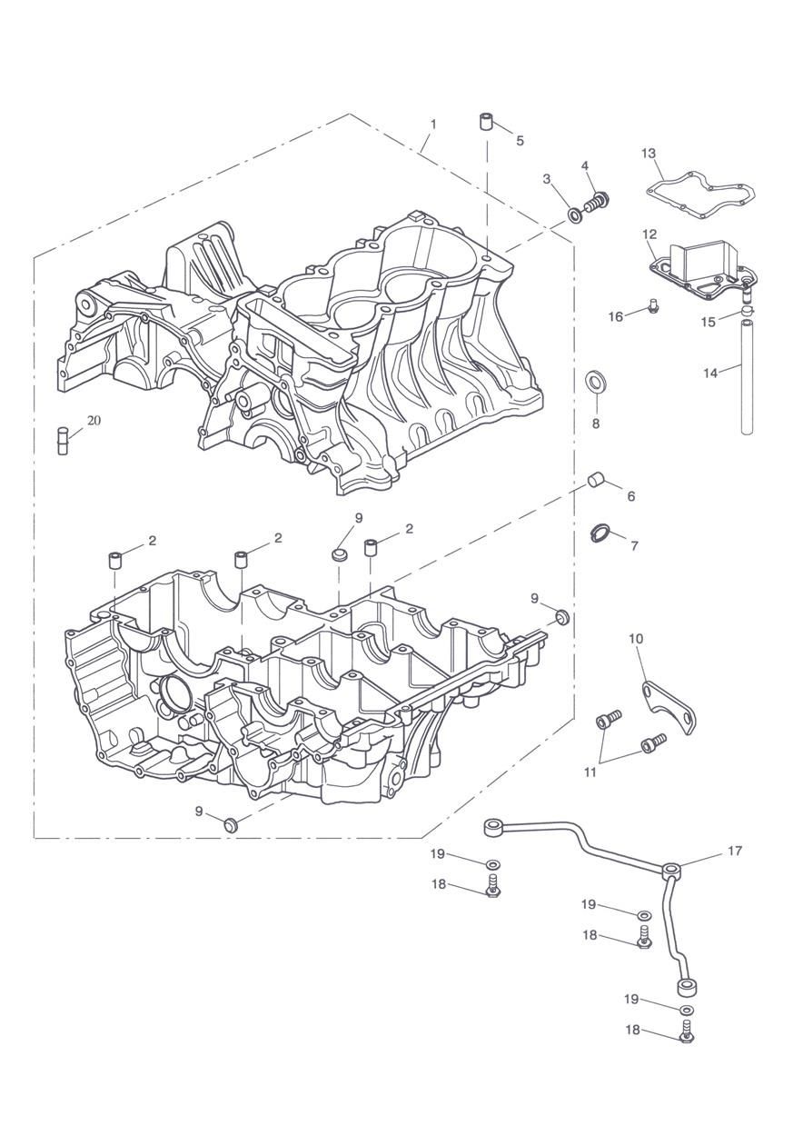 CARTER ET FIXATIONS POUR TIGER 1050 ABS SE 2009