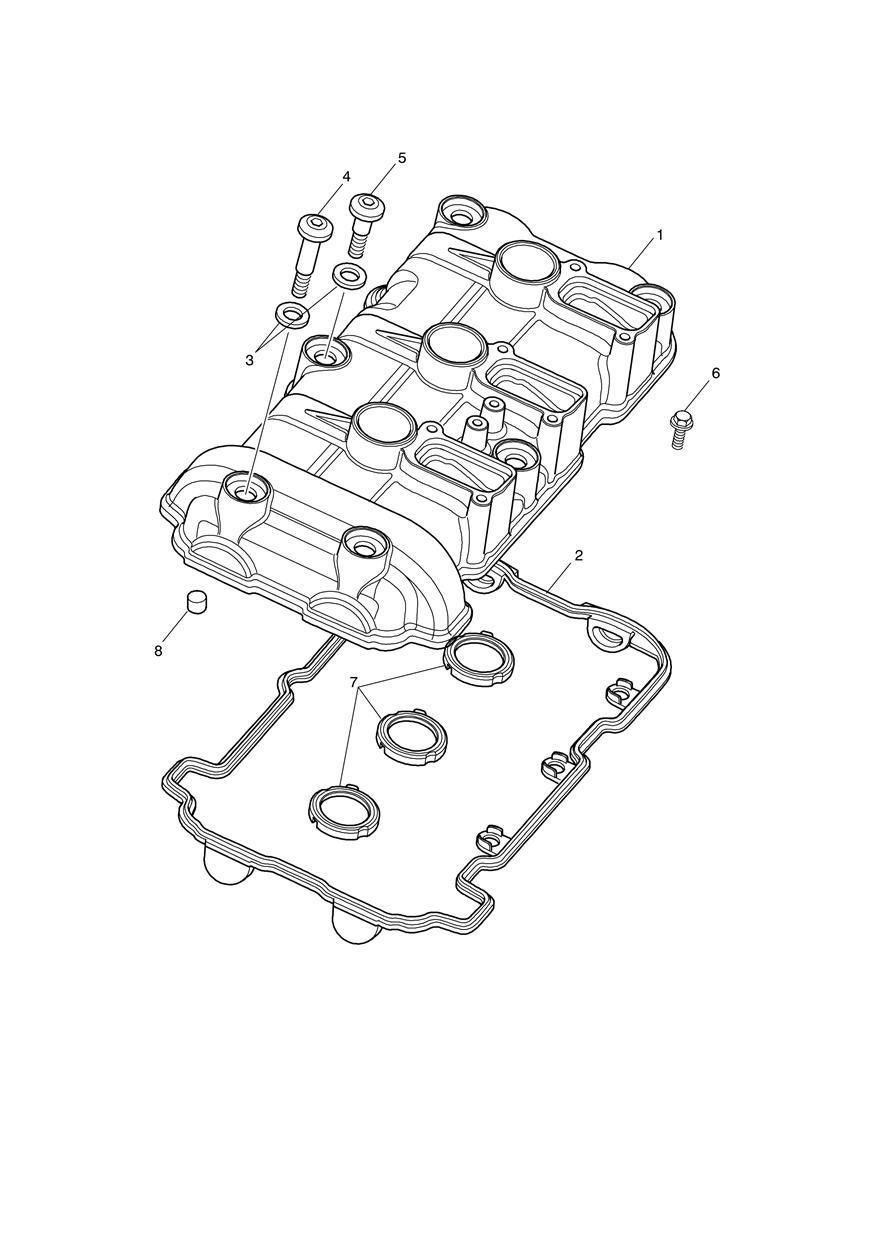 CACHE CULASSE POUR SPRINT ST 1050CCM 2005